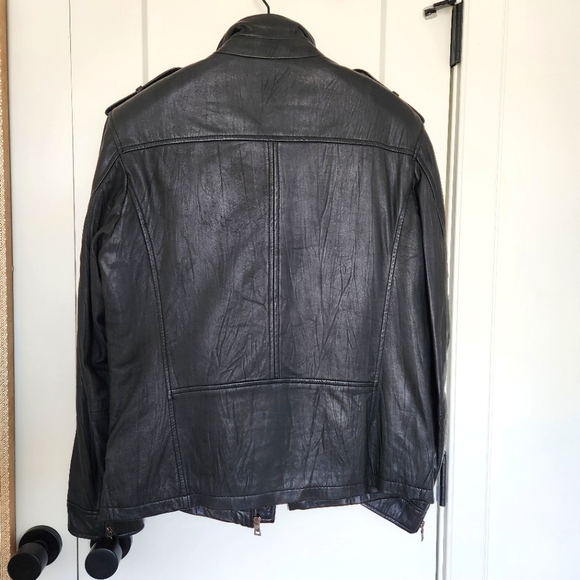 Danier Leather Men's Moto jacket - Picture 4 of 8
